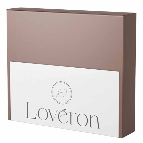 Taie d'oreiller Loveron - Satin de Katoen- Lot de 2 - 50x60 cm - Taupe