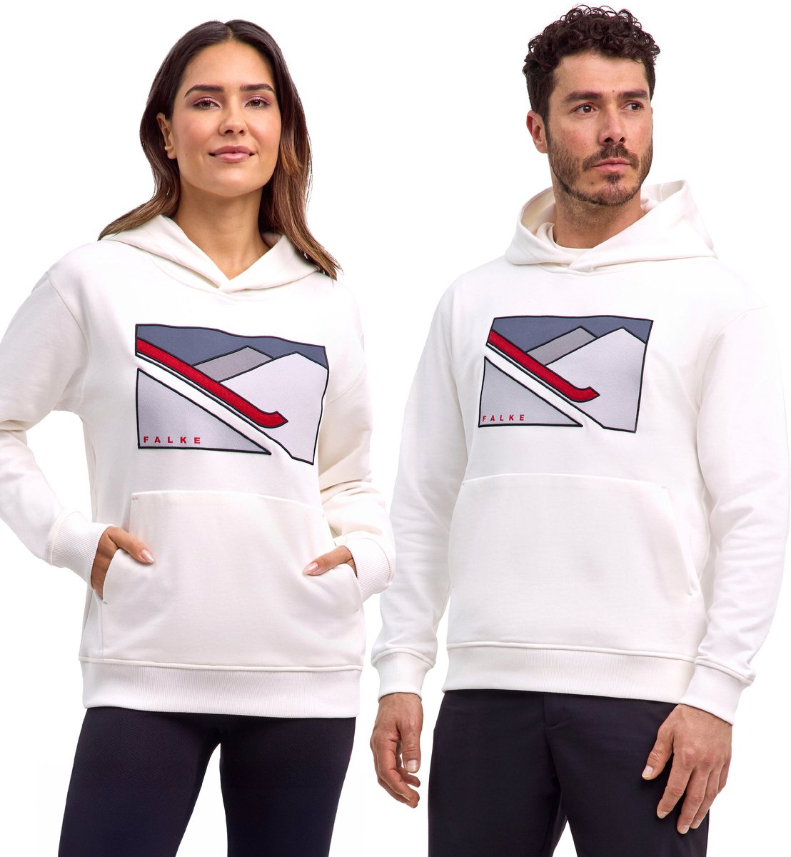 FALKE SK 130 Years verwarmend katoen hoodie heren Wit