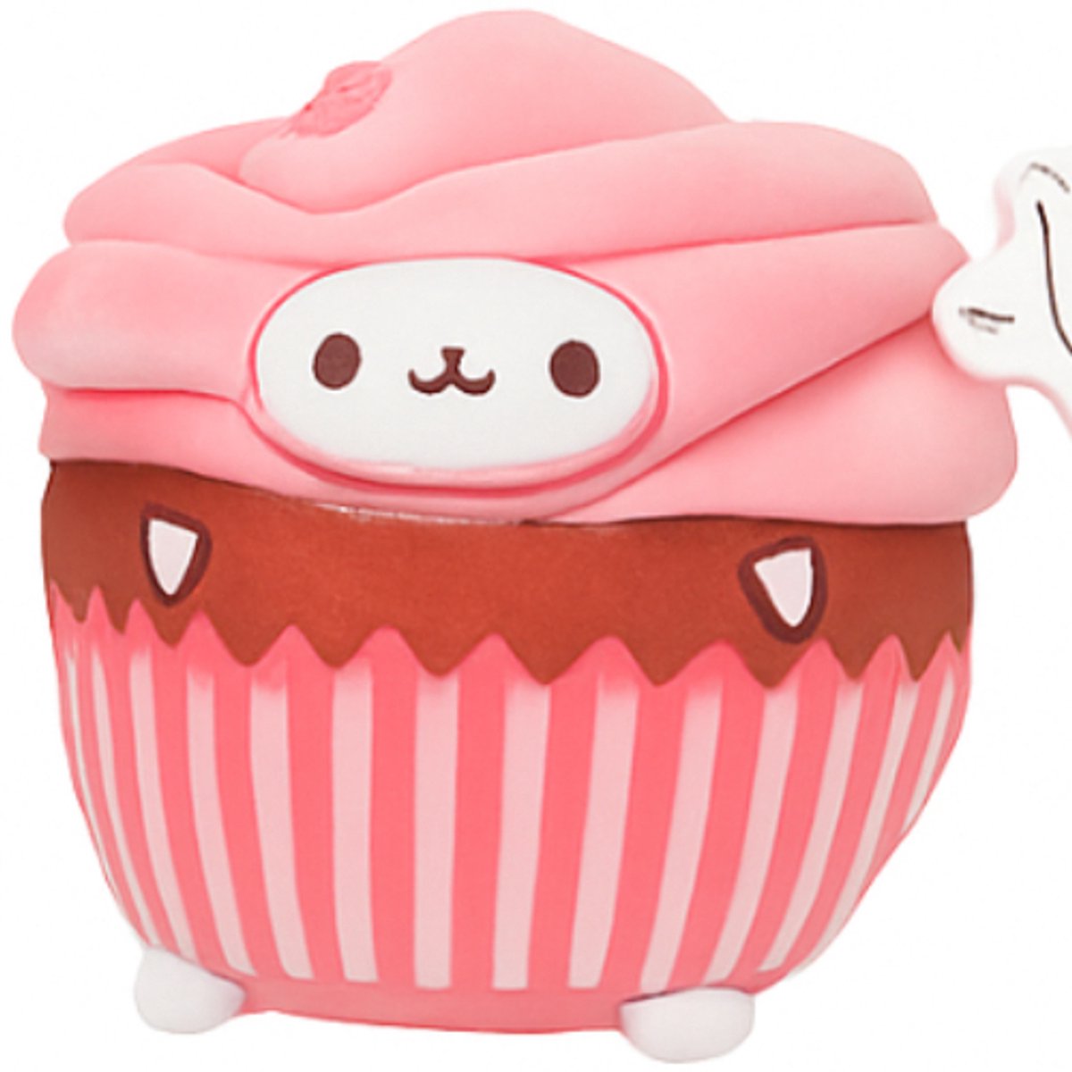 Molang met Cupcake Outfit Pluche Knuffel 20 cm - Speelgoed Knuffels voor Kinderen Jongens Meisjes - Piu Piu, Pinco, Molang Plush Toy - Kuiken Kip Eend Konijn Haas Pasen Paasfeest Paas cadeau