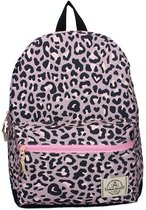 Milky Kiss Jungle Vibes Rugzak - Schooltas meisje - Roze - Panterprint