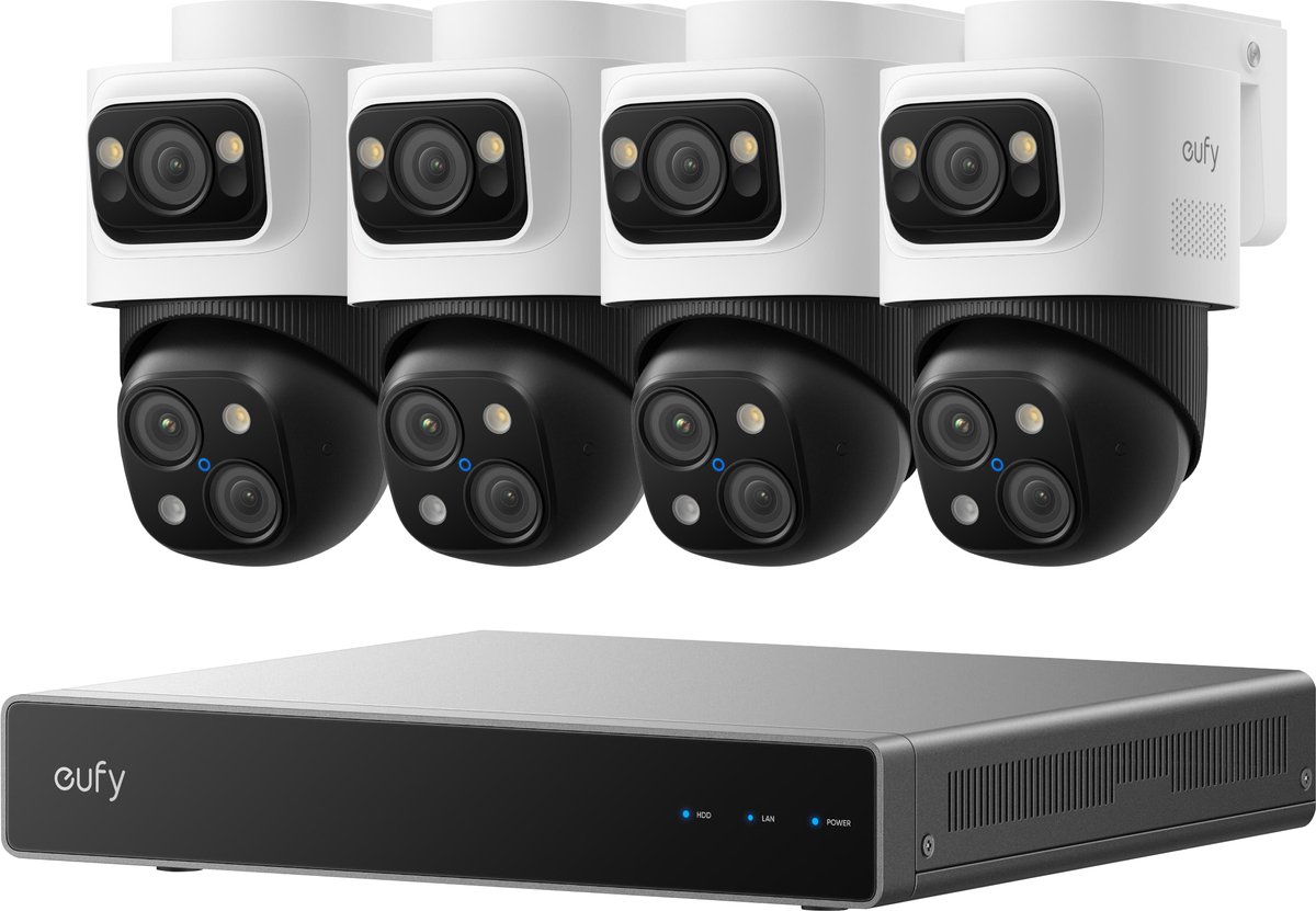 eufy PoE NVR Security System S4 Max, 16 MP triple lens - eufy - €1.099,00