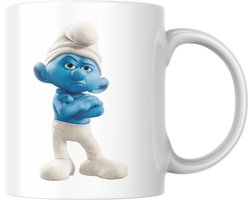 DE SMURFEN (moppersmurf) bedrukte mok