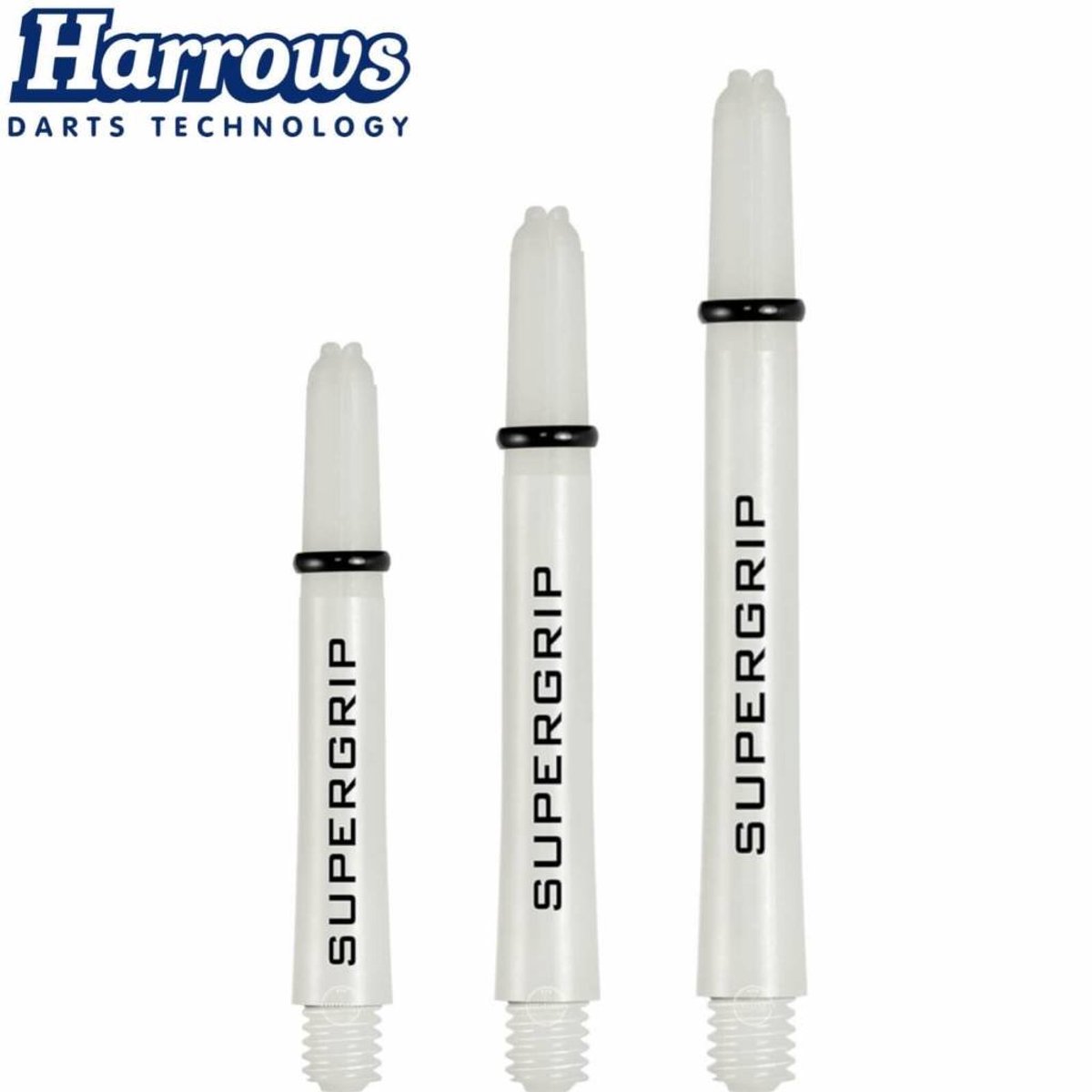 Harrows Supergrip White - Dart Shafts Medium