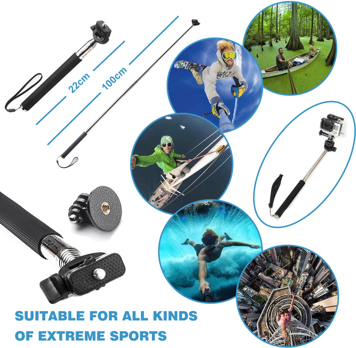 GoPro Accessoires Set - 7-delig thumbnail 5