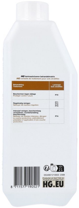 HG laminaatreiniger (product 72) 1L