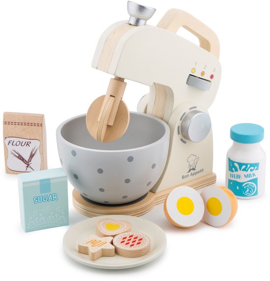 New Classic Toys - Ensemble - Robot Mixer - Blanc