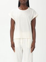 Short Sleeve Embroidered TShirt Wo - White T-Shirts