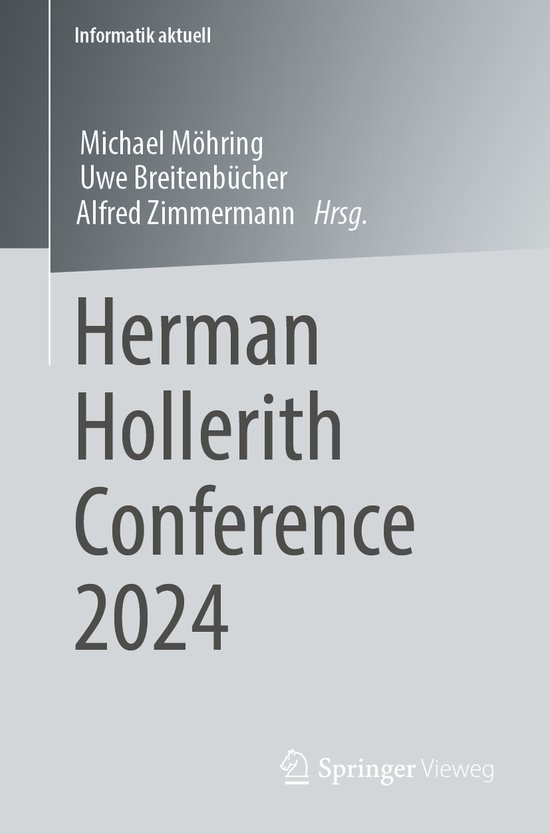 Informatik aktuell- Herman Hollerith Conference 2024 - cover