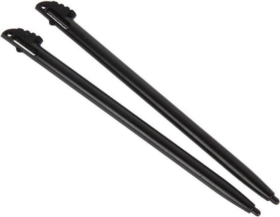 2 x Stylus pen geschikt voor de Nintendo 3DS XL - Zwart
