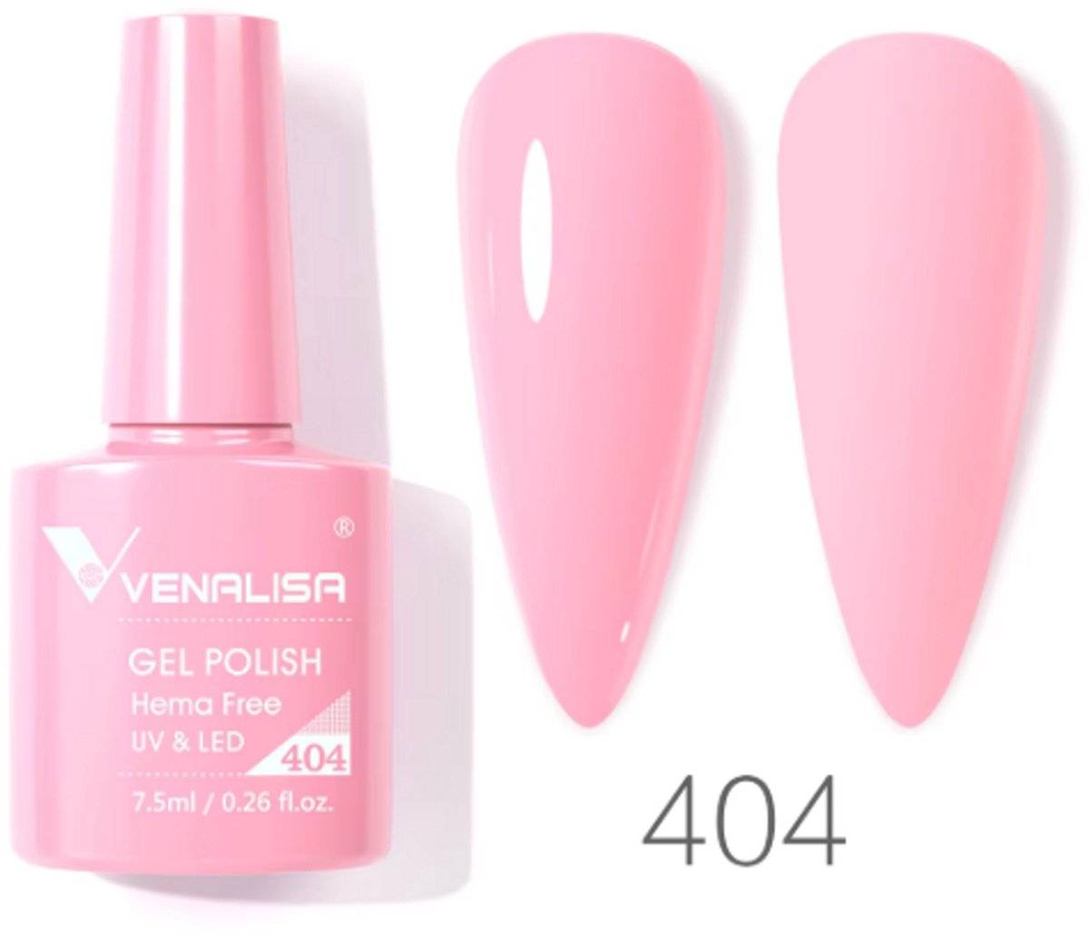Gel Nagellak | Gel Polish | HEMA vrij | TPO Vrij | 7,5 ml | UV/LED Gel | Nagellak | Verschillende Kleuren | Gellac | HEMA free | TPO free | Venalisa Gellak