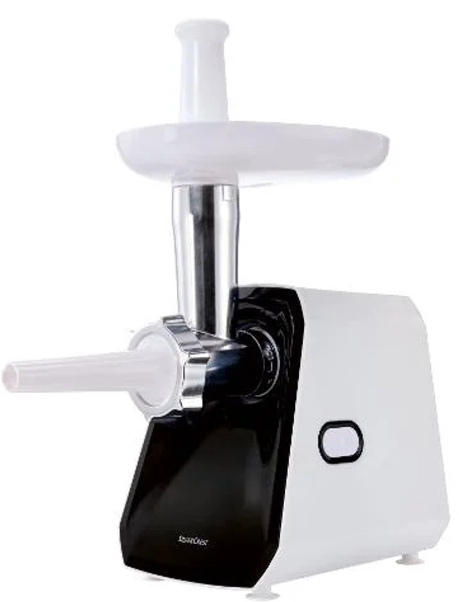 SILVERCREST® KITCHEN TOOLS Elektrische vleesmolen - Vermogen: 300 W - Verwerkingshoeveelheid: 1 kg vlees/min. - Ideaal voor het vermalen van vlees en voor het maken van worst - Met aan/uit schakelaar en terugloopfunctie
