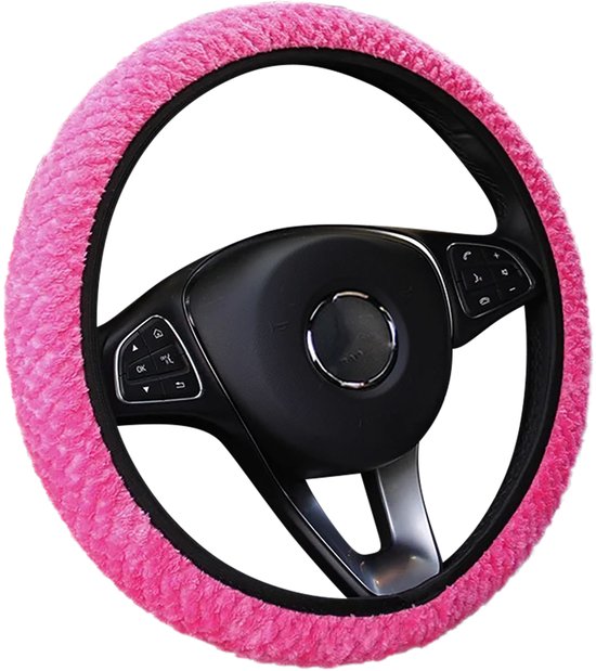 ISTN 2018 Nieuwe Auto Stuurwiel Cover Comfort Duurzaamheid Veiligheid Hoes ( Paars, 36,8 cm-38,1 cm