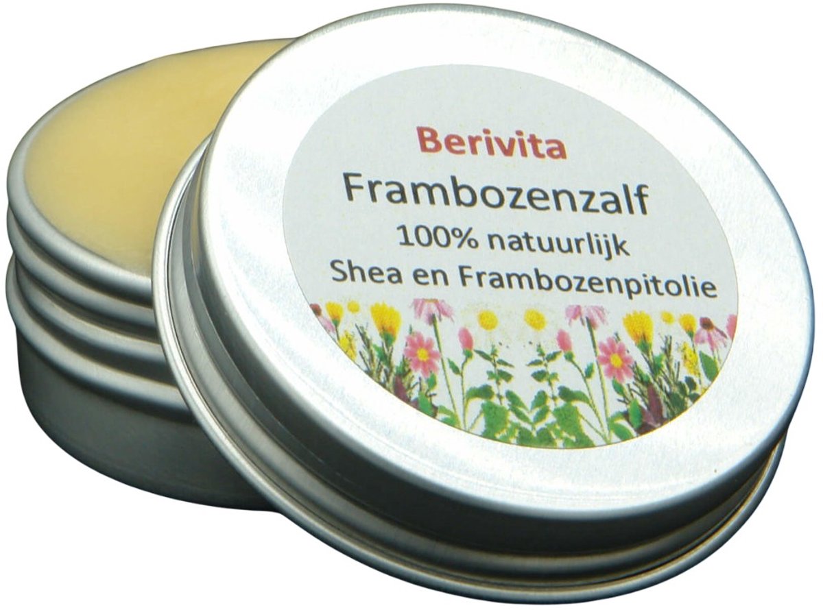 Frambozen Zalf 15ml Blikje - Frambozenolie met Shea Butter