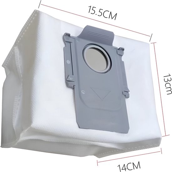 8 Sacs à Poussière Accessoires pour Roborock S8+/S8 Pro Ultra/S7 Max