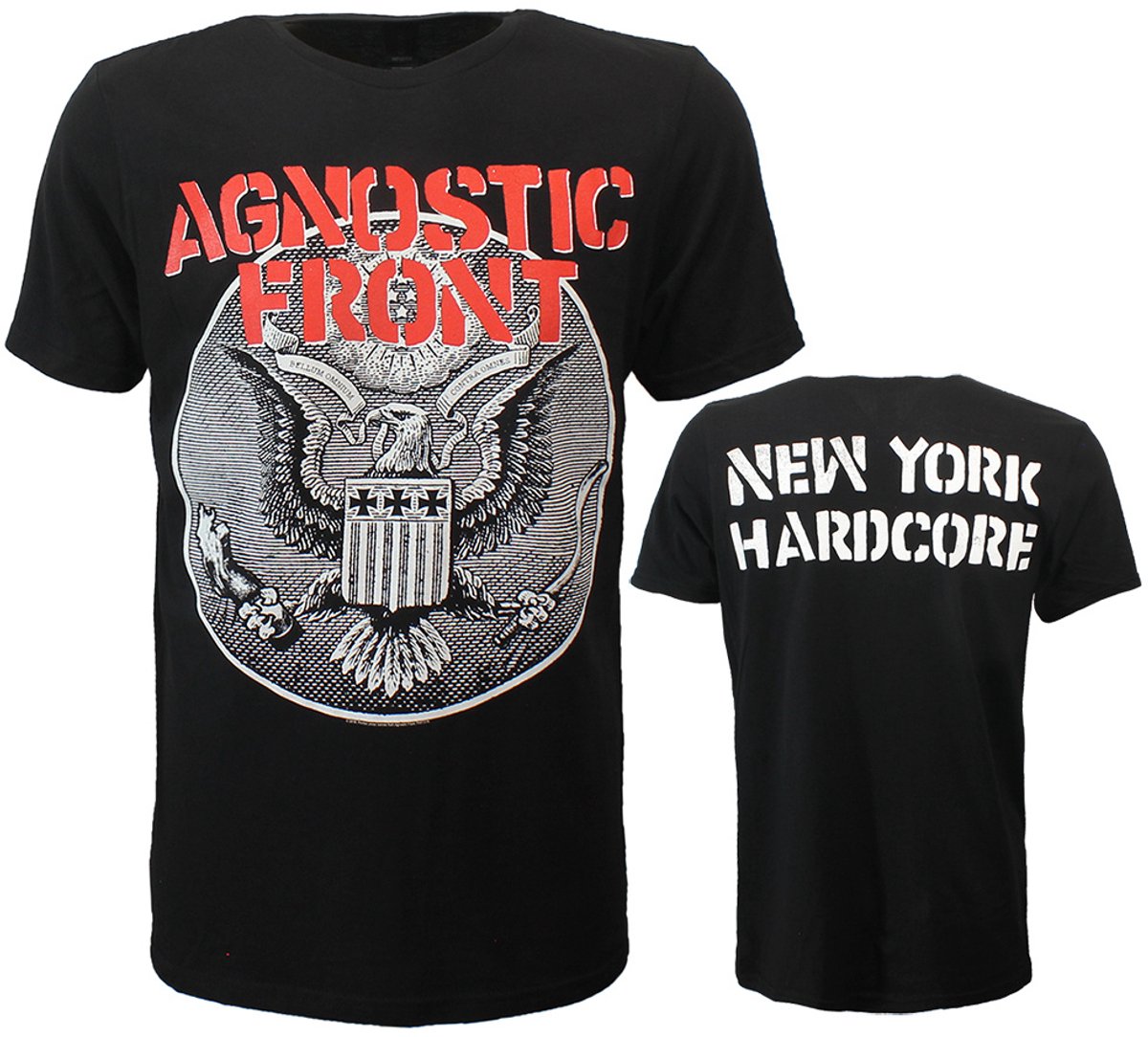 Agnostic Front Against All Eagle T-Shirt - Officiële Merchandise - S