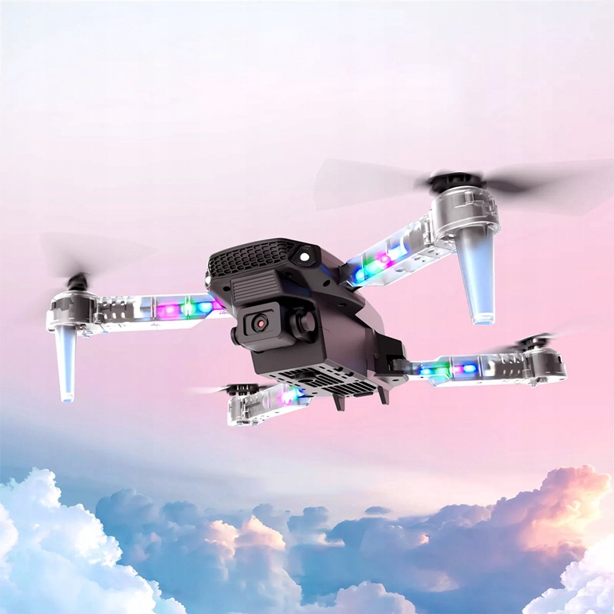 Drone Opvouwbare Quadcopter LED Dubbele Camera thumbnail 6