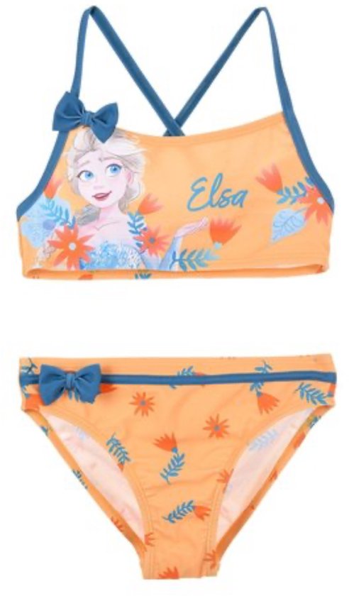 Disney Frozen Bikini - Elsa - Oranje - Maat 122/128