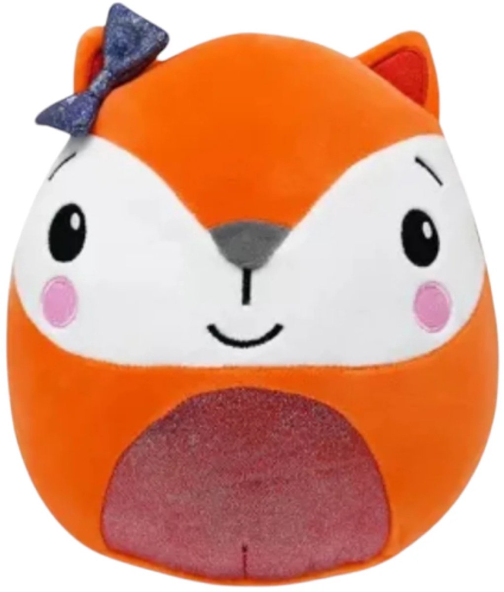 Vos - Fisher-Price Squishy Pluche Knuffel 25 cm - Speelgoed Dieren Knuffels voor Kinderen en Baby - Kind vriendelijk - Child friendly plush toy - Kawaii kussen