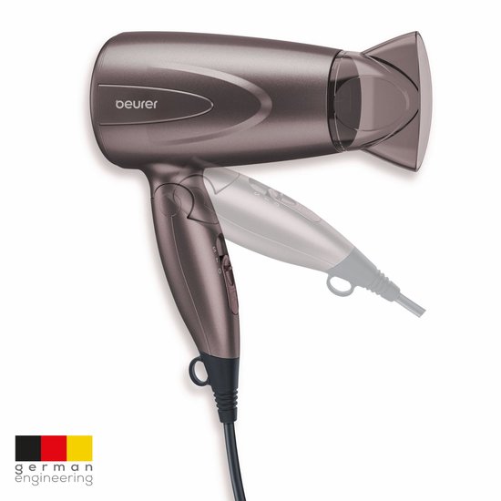 Beurer HC 17 – mini föhn – inklapbaar – 1300 watt – 2 standen