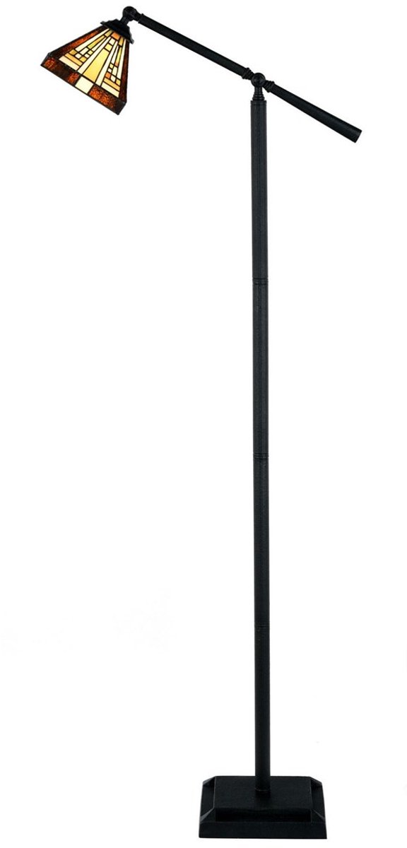 Tiffany Vloerlamp Rising Sun small - Art Deco Trade