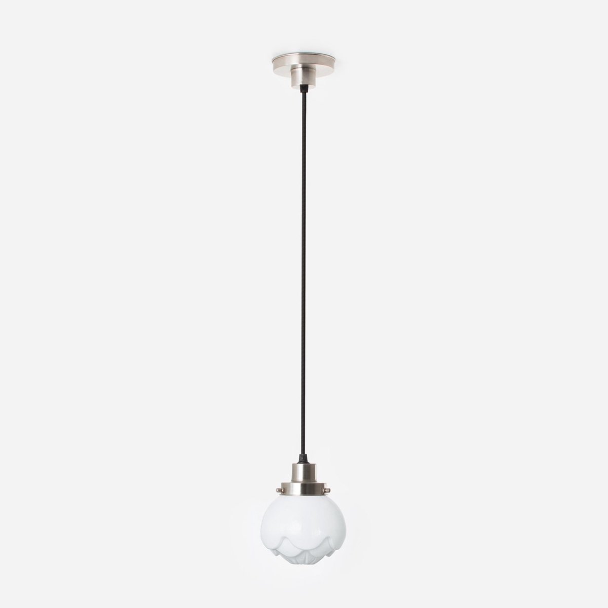 Coloured by Art Hanglamp aan snoer Paeonia 20's Matnikkel - Art Deco Trade