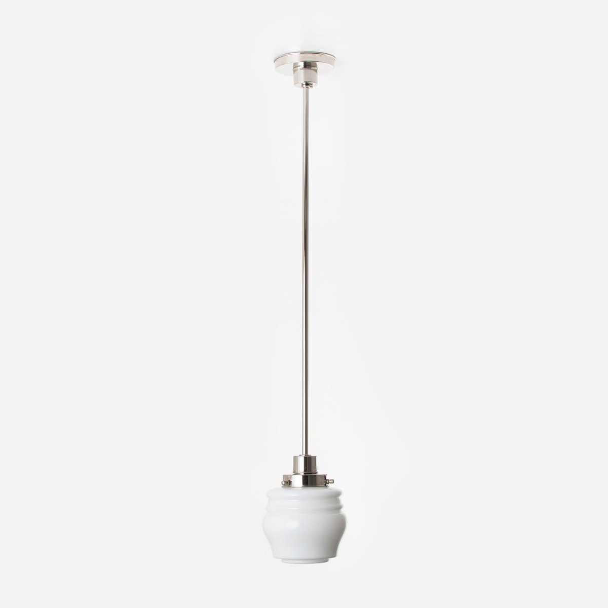 Coloured by Art Hanglamp Bloemknop 20's Nikkel - Art Deco Trade