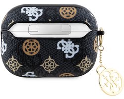 Guess Airpods Pro 2 Case Peony on 4G - Zwart