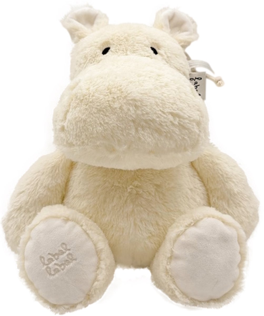 Label Label Hippo Harvey Ivory 26 cm Knuffel