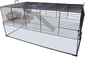 Interzoo hamsterkooi Vision 78 zwart