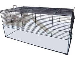 Interzoo Hamsterkooi Vision 78 Zwart