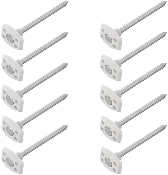 ProPlus Metalen grondzeilpennen - Veiligheidsontwerp - Ø6 mm - 10 cm - Set van 10 van Merkloos — afbeelding 3