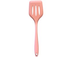 Basic Culinair Spatel met gleuf - Cherry Blossom - Siliconen - 30cm