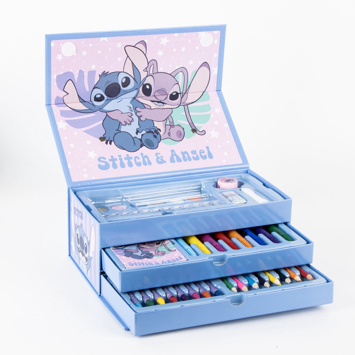Stitch Tekenset Kind – Knutselen Meisjes – 44-delig Tekenen — afbeelding 3