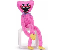 Kissy Missy - Poppy Playtime Pluche Knuffel 55 cm - Roze Monster Knuffels - Speelgoed voor Kinderen Jongens Meisjes - Roblox Game Plush Toy - Huggy Wuggy Kissy Missy