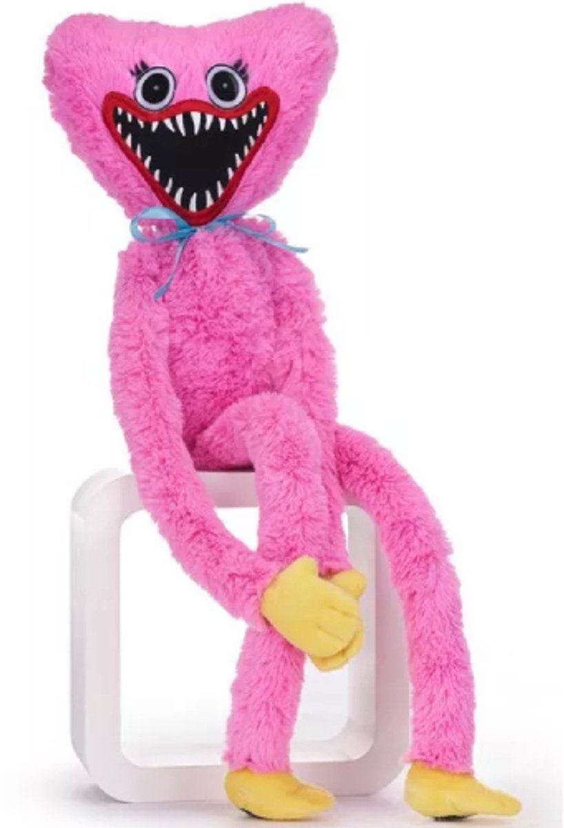 Kissy Missy - Poppy Playtime Pluche Knuffel 80 cm - Roze Monster Knuffels - Speelgoed voor Kinderen Jongens Meisjes - Roblox Game Plush Toy - Huggy Wuggy Kissy Missy