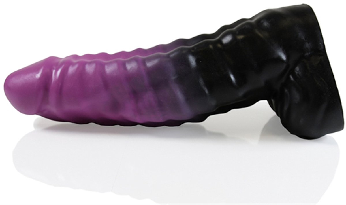Hellhound drogon the dragon dildo - black purple small