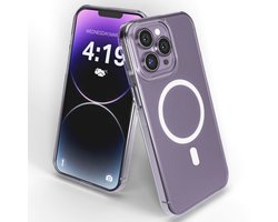 My Case Transparant Hoesje – Geschikt voor iPhone 14 Pro - Geschikt voor MagSafe – Slank, Sterk en Shock proof