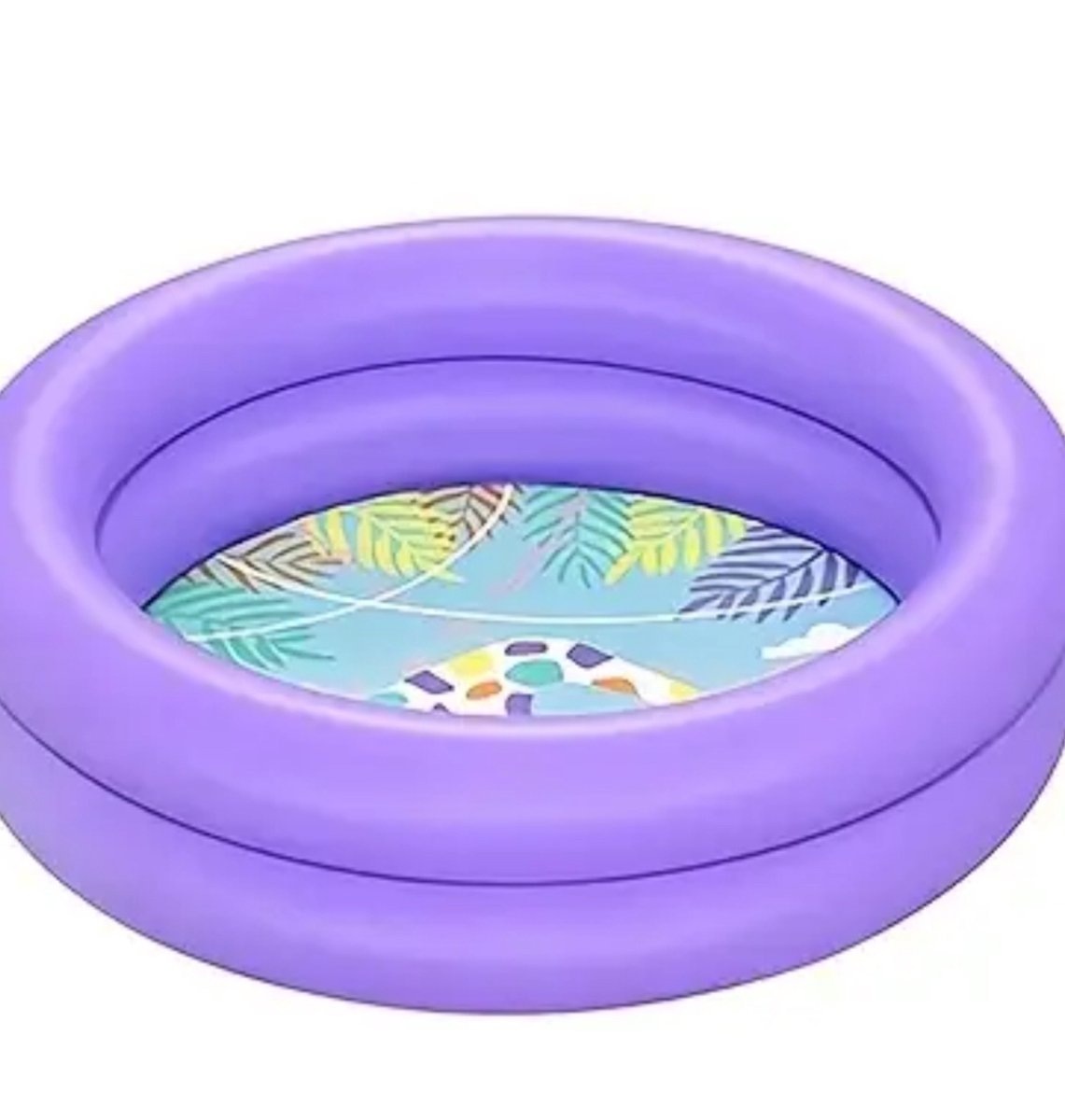 Kinderen baby zwembadje paars water zand (61cm doorsnee/15cm rand hoogte)