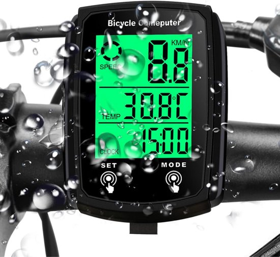 DailySupplies® Kilometerteller Fiets - Snelheidsmeter - Fietscomputer Draadloos