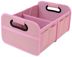 Kofferbak Organizer - Opvouwbare opbergdoos - Handschoenenkastje voor auto - Met verstevigde bodem en comfortabele handgreep - Opvouwbare auto-accessoires met meerdere compartimenten - 47x33x23cm