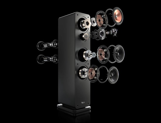 Teufel ULTIMA 40 Mk4 - Allround hifi stereo vloerstaande speakers - 3-kanaals systeem - Kevlar midrange driver met faseplug - zwart van Merkloos — afbeelding 2