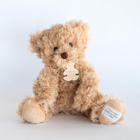 Pluche Beer Vintage Beige (27cm)
