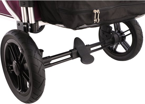 FUXTEC Bolderkar FX-CTL900 - Opvouwbaar - paars van FUXTEC — afbeelding 5