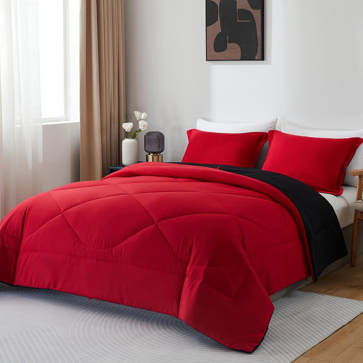 Image of 4-seizoenen dekbed - microvezel - comfortabel - 135 x 200 cm