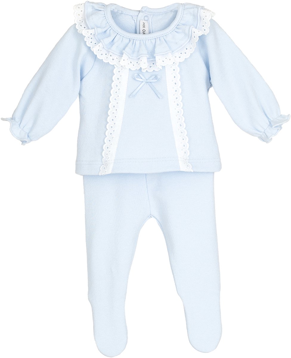 Calamaro - baby setje - blauw - newborn - prematuur - maat 48/50 (0M)
