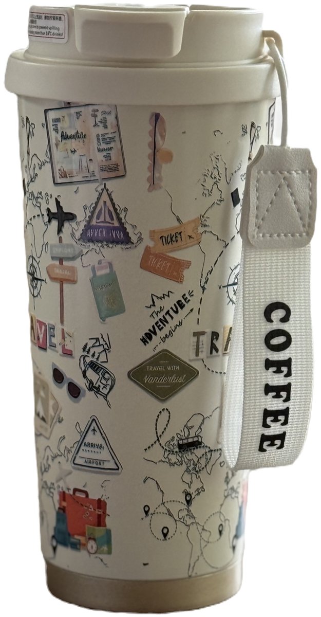 Reisbeker thermo stainless steel Tumbler Travel Signs