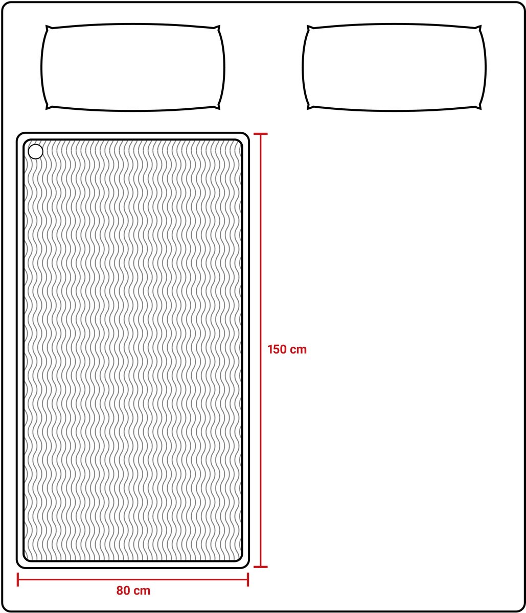 Tomado TEB1510W - Elektrische deken 1 persoons - 150 x 80 cm - Warmtedeken - Onderdeken - 3 standen – foto 6