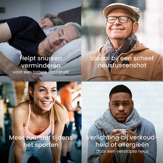 Breathe Right Anti Snurk Neusstrips - Neusspreider - Neuspleisters - Normale Huid - Large 30 stuks - Huidskleurig - Goede Nachtrust - Huidvriendelijk - Ideaal bij Verkoudheid en Allergieën