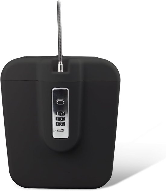 Beveiligingskluis - Strandvakantie Cruise Essentials 2025 - Combinatiekluis - Draagbare kleine kluis voor op reis - Studentenhuis, Buitenopslag, Contant geld, Telefoon, Persoonlijke strandkluis