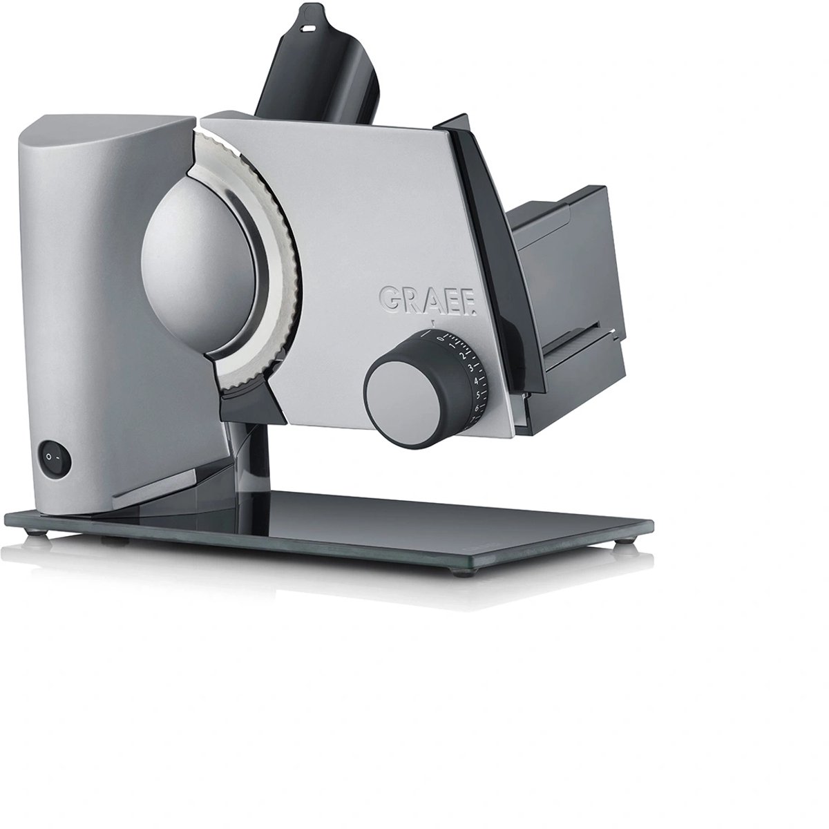 Graef Elektrische Snijmachine S32100 - 170W - Snijdikte 0-20mm - Zilver